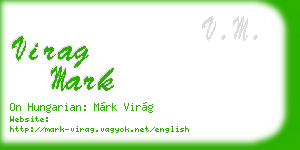 virag mark business card